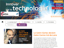 Tablet Screenshot of cetim-certec.com